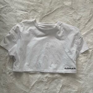 New alphalete crop top Size S
